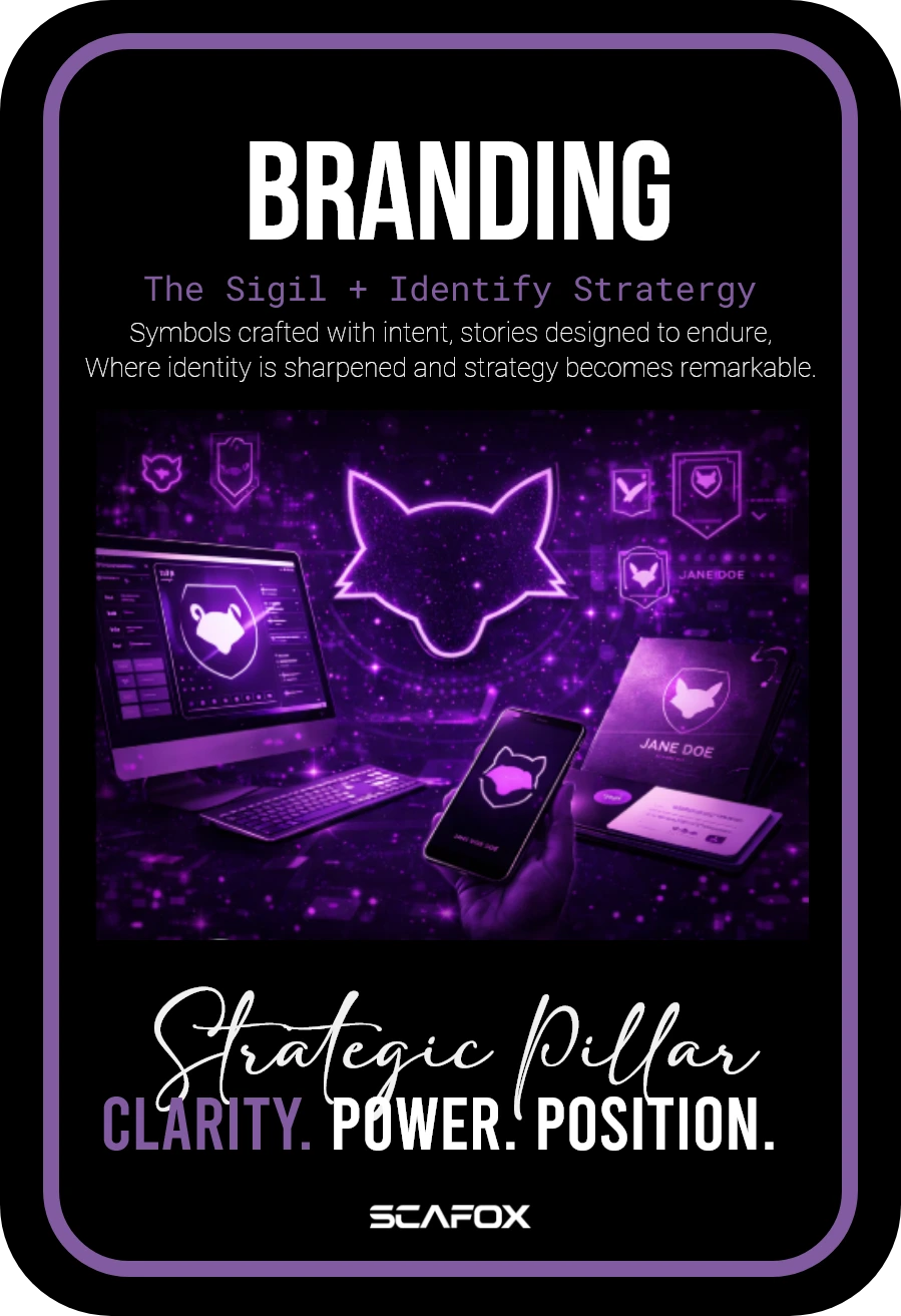 SCAFOX branding, web & motion design – 11 2